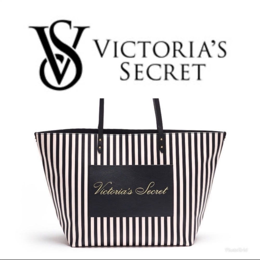 Victoria’s Secret Striped Tote Bag